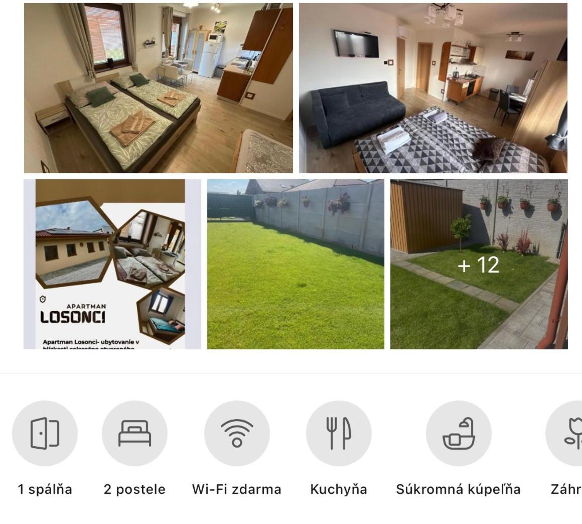 Apartman Losonci Nesvady- Pre 2 Osoby Studio Exterior foto